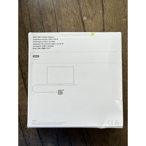 NEW! Genuine Apple - 96W USB-C Power Adapter - White MX0J2AM/A Adapter O… - Picture 2 of 5